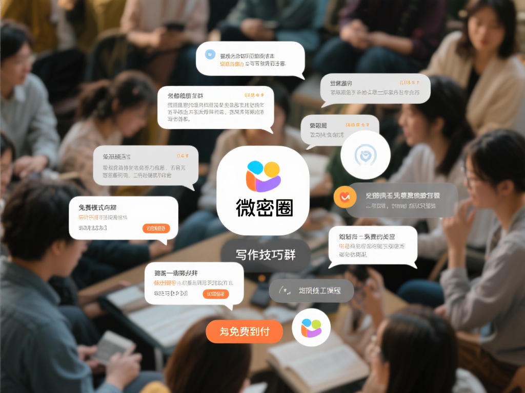 例如，某知识博主利用微密圈免费模式运营了